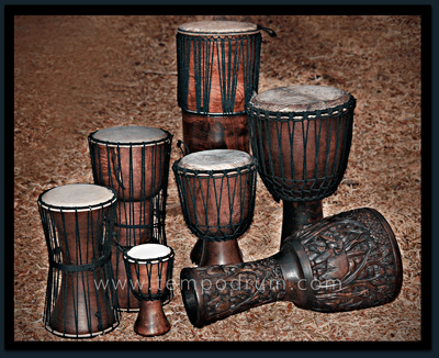 ภาพกลองดีเจมเบ้ (Djembe)